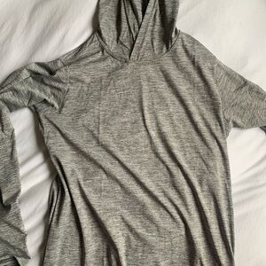Patagonia Heather Gray Sun Shirt
